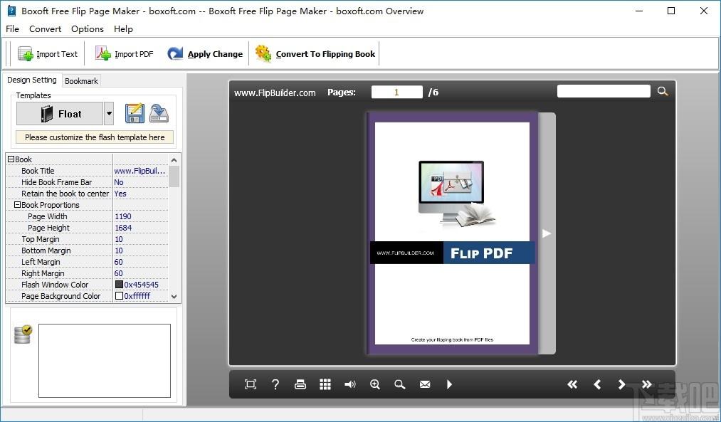 Boxoft Free Flip Page Maker下载,电子书制作软件,电子书,书籍制作,阅读器